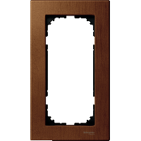 Schneider Electric. РАМКА ДЕРЕВЯН.2-МЕСТНАЯ ВИШНЯ БЕЗ ПЕРЕГ - Merten System M - MTN4058-3472