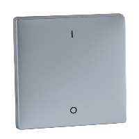 Schneider Electric. КЛАВИША Х1 С СИМВОЛ. 0/1, АЛЮМИНИЙ - Merten Antique/Artec - MTN412260