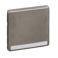 Schneider Electric. КЛАВ. 1-Я, С ПОЛЕМ ДЛЯ НАДПИСИ, SYSTEM DESIGN, ЦВЕТ СТАЛЬ - Merten Antique/Artec - MTN412346