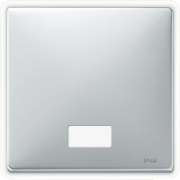 Schneider Electric. КЛАВИША Х1 С ИНДИКАЦИЕЙ IP44., АЛЮМИНИЙ - Merten Antique/Artec - MTN412760