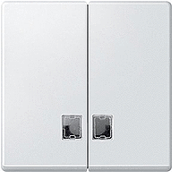 Schneider Electric. 2 КЛАВИШИ С ОКНОМ ПОДСВ БЕЛ - Merten Antique/Artec - MTN413519