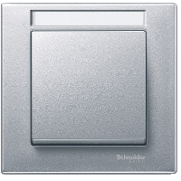 Schneider Electric. КЛАВИША X1, АЛЮМИНИЙ - Merten System M - MTN433160