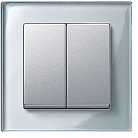 Schneider Electric. КЛАВИША X2, АЛЮМИНИЙ - Merten System M - MTN433560