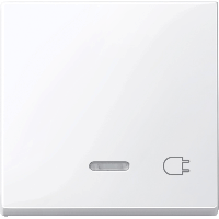 Schneider Electric. КЛАВИША С СВЕТ. ИНДИК., "ГНЕЗДО" - Merten System M - MTN435225