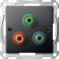 Schneider Electric. МЕХ РОЗЕТКИ КОМПОНЕНТНОГО СИГНАЛА - Merten System M - MTN4353-0414