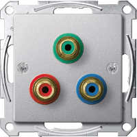 Schneider Electric. МЕХ РОЗЕТКИ КОМПОНЕНТНОГО СИГНАЛА - Merten System M - MTN4353-0460