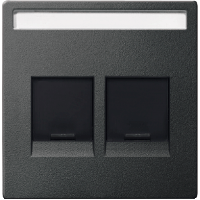 Schneider Electric. ЦЕНТ.ПЛ.Д/МОДУЛ.ШТЕПСЕЛ.РАЗ-В,2 ПОСТА АН - Merten System M - MTN4564-0414