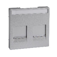 Schneider Electric. ЦЕНТ.ПЛ.Д/МОДУЛ.ШТЕПСЕЛ.РАЗ-В,2 ПОСТА АЛ - Merten System M - MTN4564-0460
