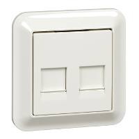 Schneider Electric. RJ11+RJ45 cat5e UTP, бел - Merten System M - MTN4566-1219