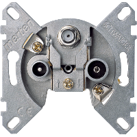 Schneider Electric. МЕХАНИЗМ TV/FM/SAT, ОКОНЕЧНЫЙ, 0/14DB - Merten System M - MTN466097