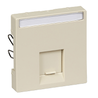 Schneider Electric. ЦЕНТР.ПЛАТА ДЛЯ РОЗЕТКИ 1 ПОСТ ЦВ.БЕЛЫЙ - Merten System M - MTN469844