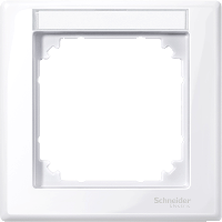 Schneider Electric. РАМКА С ПОЛЕМ Д. НАДПИСИ 1 ПОСТ - Merten System M - MTN470125