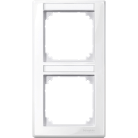 Schneider Electric. РАМКА С ПОЛЕМ Д. НАДПИСИ ВЕРТИК 2 ПОСТА - Merten System M - MTN470219