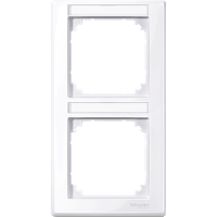 Schneider Electric. РАМКА С ПОЛЕМ Д. НАДПИСИ ВЕРТИК 2 ПОСТА - Merten System M - MTN470225