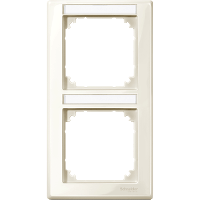 Schneider Electric. РАМ.2-МЕСТ.С ПОЛ.Д/НАДП.M-SMART ВЕРТ.БЕЖ - Merten System M - MTN470244