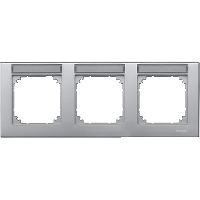 Schneider Electric. РАМКА С ПОЛЕМ Д. НАДПИСИ 3 ПОСТА - Merten System M - MTN472360