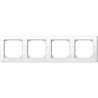 Schneider Electric. РАМКА Х4, БЕЛЫЙ - Merten System M - MTN478419