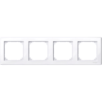 Schneider Electric. M-SMART МОНТАДНАЯ РАМКА 4 ПОСТА,АКТИВНО БЕЛЫЙ - Merten System M - MTN478425