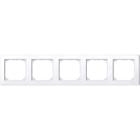 Schneider Electric. M-SMART МОНТАЖНАЯ РАМКА 5 ПОСТОВ,АКТИВНО БЕЛЫЙ - Merten System M - MTN478525