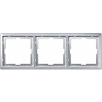 Schneider Electric. РАМКА Х3, АЛЮМИНИЙ - Merten Antique/Artec - MTN481360