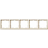 Schneider Electric. РАМКА ARTEC Х5, БЕЖЕВЫЙ - Merten Antique/Artec - MTN481544