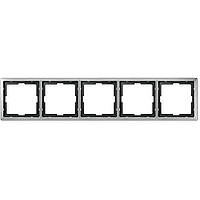 Schneider Electric. РАМКА Х5, СТАЛЬ - Merten Antique/Artec - MTN481546