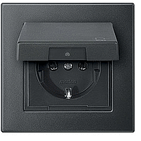 Schneider Electric. РАМКА Х1, АНТРАЦИТ - Merten System M - MTN486114