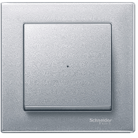 Schneider Electric. РАМКА Х1, АЛЮМИНИЙ - Merten System M - MTN486160