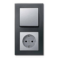Schneider Electric. РАМКА Х2, АНТРАЦИТ - Merten System M - MTN486214