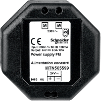 Schneider Electric. ИСТОЧНИК ПИТАНИЯ DC24/0,5A СКР. МОНАЖ - Connect - MTN505599