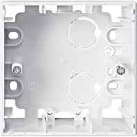 Schneider Electric. КОРПУС Д/ОТКР. МОНТАЖА 1-МЕСТНЫЙ АКТ-БЕЛ - Merten System M - MTN510525