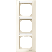 Schneider Electric. РАМ.3-МЕСТ.С ПОЛ.Д/НАДП.M-PLAN ВЕРТ.БЕЖ - Merten System M - MTN513344