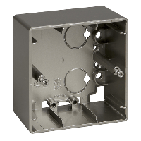 Schneider Electric. КОРПУС Д/ОТК.МОНТАЖА, 1 ПОСТ СТАЛЬ ЛАК - Merten Antique/Artec - MTN513546