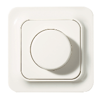 Schneider Electric. Merten M-Trend - dimmer - 600W - RC load - central plate & frame - white - Merten System M - MTN5137-1244