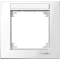 Schneider Electric. РАМКА M-PLAN С ПОЛЕМ ДЛЯ НАДПИСИ, 1 ПОСТ - Merten System M - MTN514119