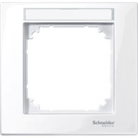 Schneider Electric. РАМКА M-PLAN С ПОЛЕМ ДЛЯ НАДПИСИ, 1 ПОСТ - Merten System M - MTN514125