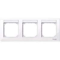 Schneider Electric. РАМКА M-PLAN С ПОЛЕМ ДЛЯ НАДПИС, 3 ПОСТА - Merten System M - MTN514325