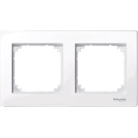 Schneider Electric. РАМКА M-PLAN 2-МЕСТНАЯ АКТ.БЕЛ - Merten System M - MTN515225