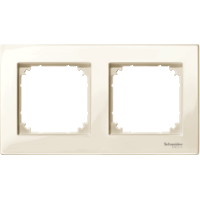 Schneider Electric. РАМКА M-PLAN 2-МЕСТНАЯ БЕЖ - Merten System M - MTN515244