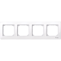 Schneider Electric. РАМКА M-PLAN 4-МЕСТНАЯ АКТ.БЕЛ - Merten System M - MTN515425