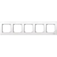Schneider Electric. РАМКА M-PLAN 5-МЕСТНАЯ БЕЛ - Merten System M - MTN515519