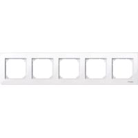Schneider Electric. РАМКА M-PLAN 5-МЕСТНАЯ АКТ.БЕЛ - Merten System M - MTN515525