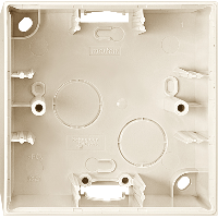 Schneider Electric. КОРПУС Д/ОТКР. МОНТАЖА 1-МЕСТНЫЙ БЕЖ - Merten System M - MTN524144