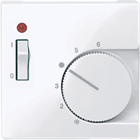 Schneider Electric. ЦЕНТР. ПЛАТА МЕХ.А ТЕРМОРЕГУЛЯТОРА C ВЫКЛЮЧАТЕЛЕМ ,АКТИВНО БЕЛЫЙ - Merten System M - MTN534825