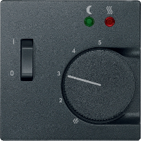 Schneider Electric. ЦЕНТР.ПЛАТА ТЕРМОРЕГУЛЯТОРА, АНТРАЦИТ - Merten System M - MTN535814