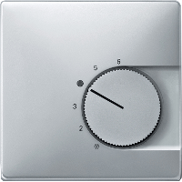 Schneider Electric. ЦЕНТР. ПЛАТА ТЕРМОРЕГ. С ПЕРЕКЛ., SYSTEM DESIGN, ЦВЕТ АЛЮМИНИЙ - Merten Antique/Artec - MTN537460