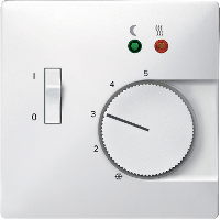 Schneider Electric. ЦЕНТР.ПЛАТА ТЕРМОРЕГ-РА ПОЛА, БЕЛЫЙ - Merten Antique/Artec - MTN537519