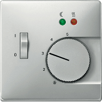 Schneider Electric. ЦЕНТР.ПЛАТА ТЕРМОРЕГ-РА ПОЛА, СТАЛЬ - Merten Antique/Artec - MTN537546
