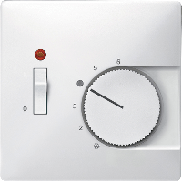 Schneider Electric. ЦЕНТР.ПЛАТА ТЕРМОРЕГ-РА С ВЫКЛ., БЕЛ. - Merten Antique/Artec - MTN539719