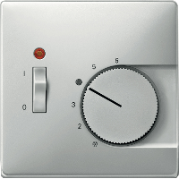 Schneider Electric. ЦЕНТР. ПЛАТА ТЕРМОРЕГ. С ВЫКЛ., SYSTEM DESIGN, ЦВЕТ СТАЛЬ - Merten Antique/Artec - MTN539746
